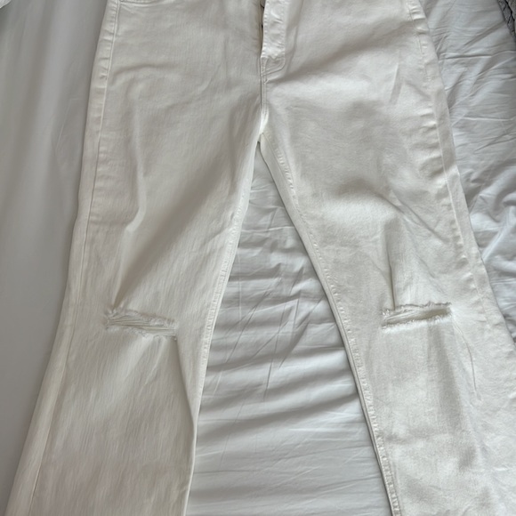 MOTHER High Rise White Jeans - Picture 7 of 11
